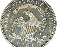 Монета Liberty Cap Dime, 10 центів 1828, США, США