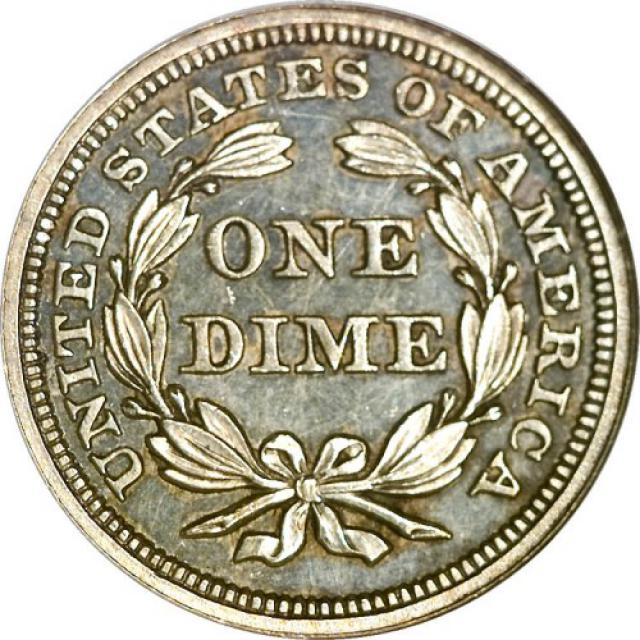 Монета Seated Liberty Dime, 1 дайм 1852, США, США