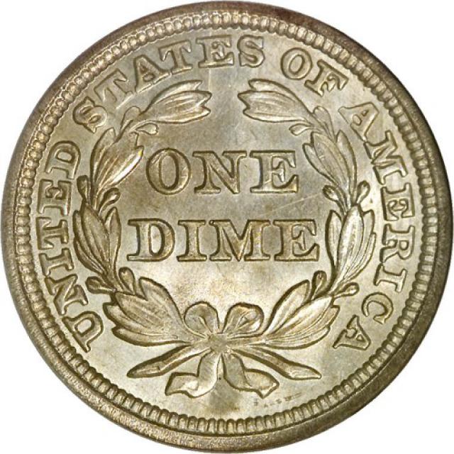 Монета Seated Liberty Dime, 1 дайм 1851, США, США