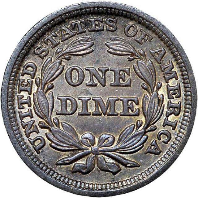 Монета Seated Liberty Dime, 1 дайм 1849, США, США