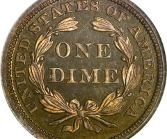 Монета Seated Liberty Dime, 1 дайм 1846, США, США