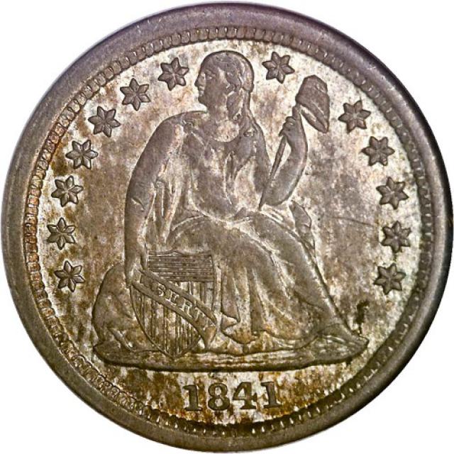 Монета Seated Liberty Dime, 1 дайм 1841, США, США