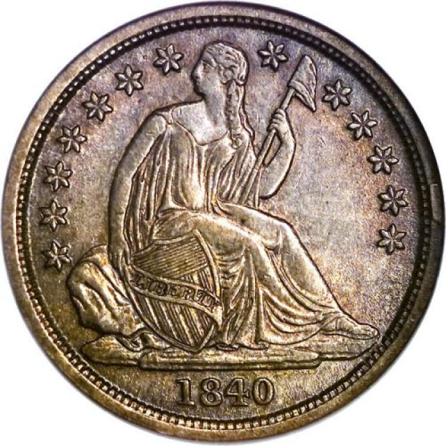 Монета Seated Liberty Dime, 1 дайм 1840, США, США