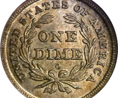 Монета Seated Liberty Dime, 1 дайм 1840, США, США
