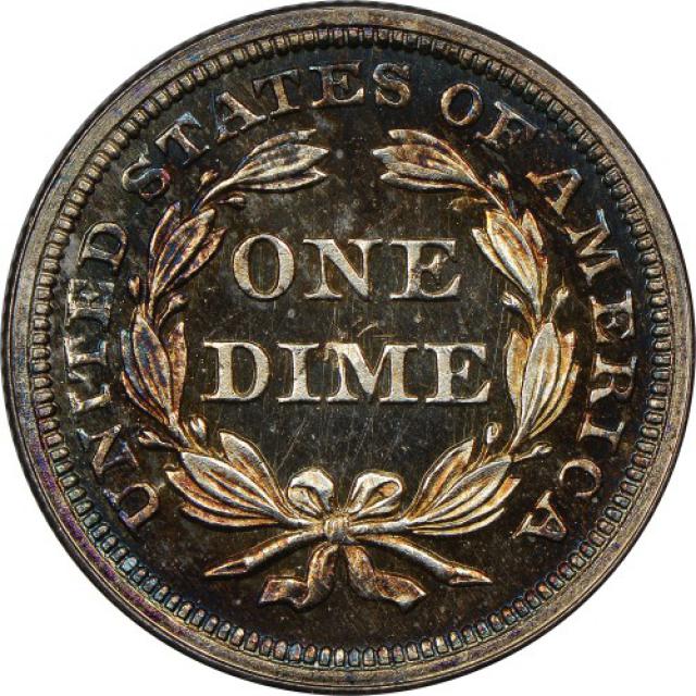 Монета Seated Liberty Dime, 1 дайм 1855, США, США
