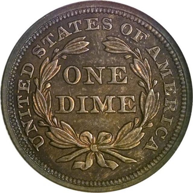 Монета Seated Liberty Dime, 1 дайм 1853, США, США