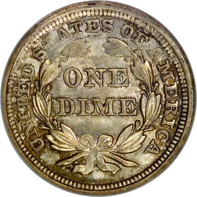 Монета Seated Liberty Dime, 1 дайм 1857, США, США