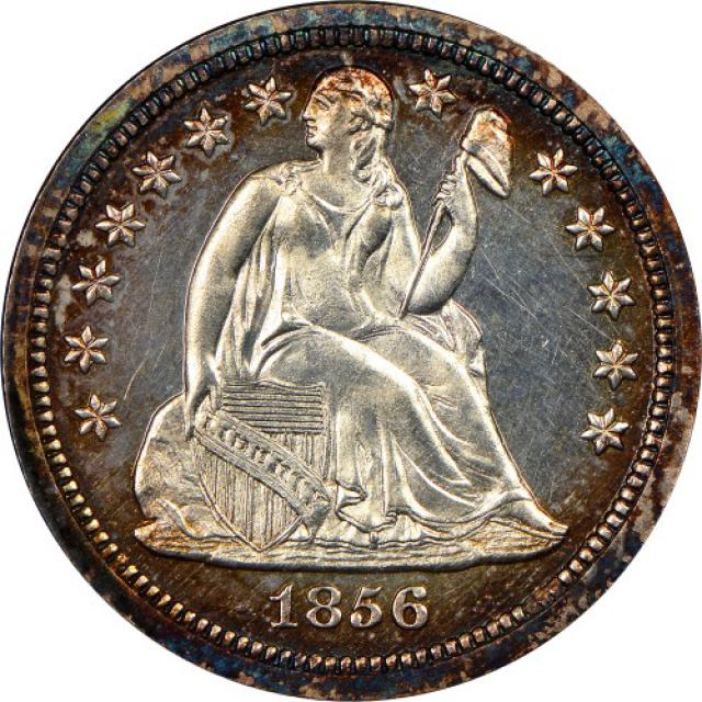Монета Seated Liberty Dime, 1 дайм 1856, США, США