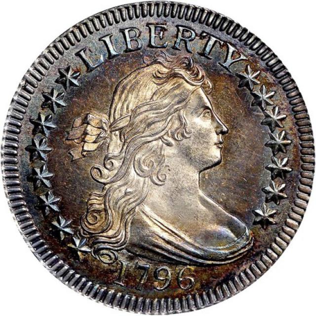 Монета Drapped Bust Quarter, ¼ долара 1796, США, США