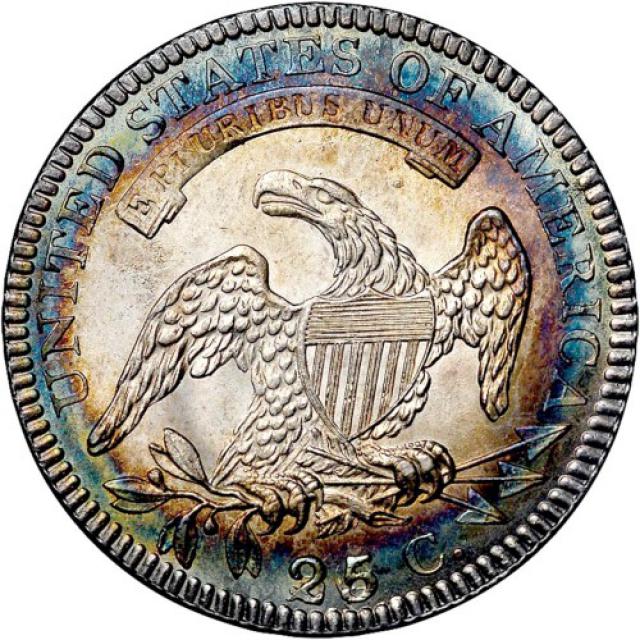 Монета Liberty Cap Quarter, ¼ долара 1828, США, США
