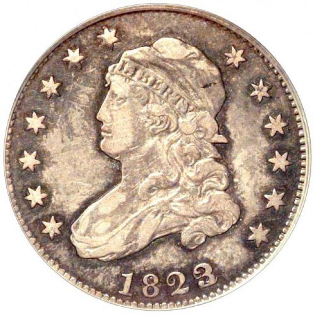 Монета Liberty Cap Quarter, ¼ долара 1823, США, США