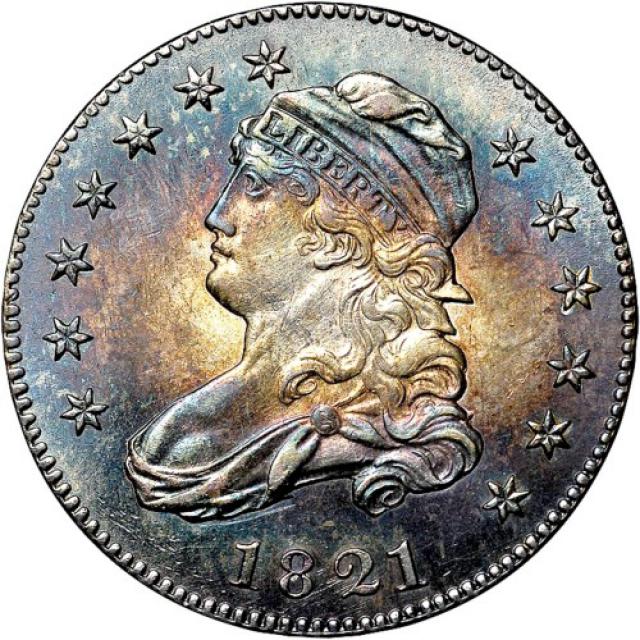 Монета Liberty Cap Quarter, ¼ долара 1821, США, США