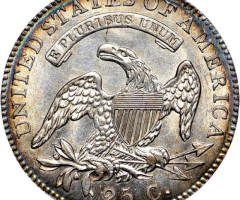 Монета Liberty Cap Quarter, ¼ долара 1821, США, США