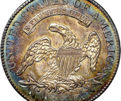 Монета Liberty Cap Quarter, ¼ долара 1820, США, США
