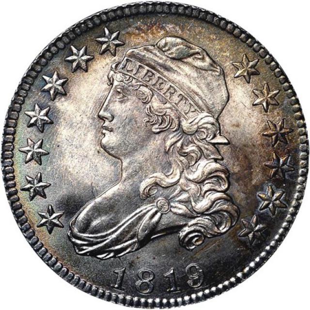 Монета Liberty Cap Quarter, ¼ долара 1819, США, США