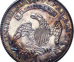 Монета Liberty Cap Quarter, ¼ долара 1819, США, США