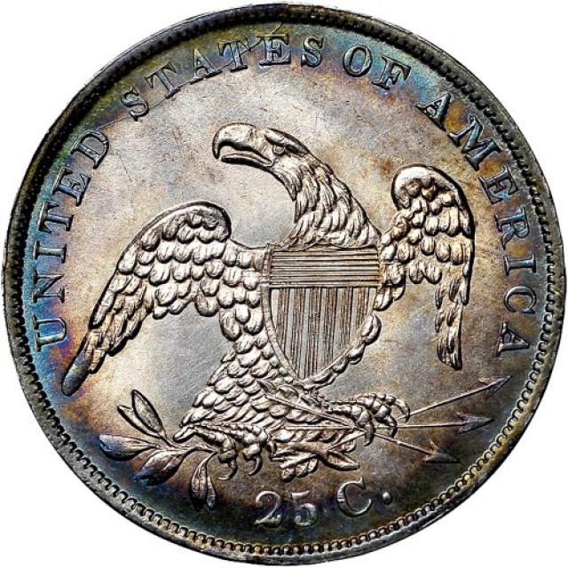 Монета Liberty Cap Quarter, ¼ долара 1837, США, США
