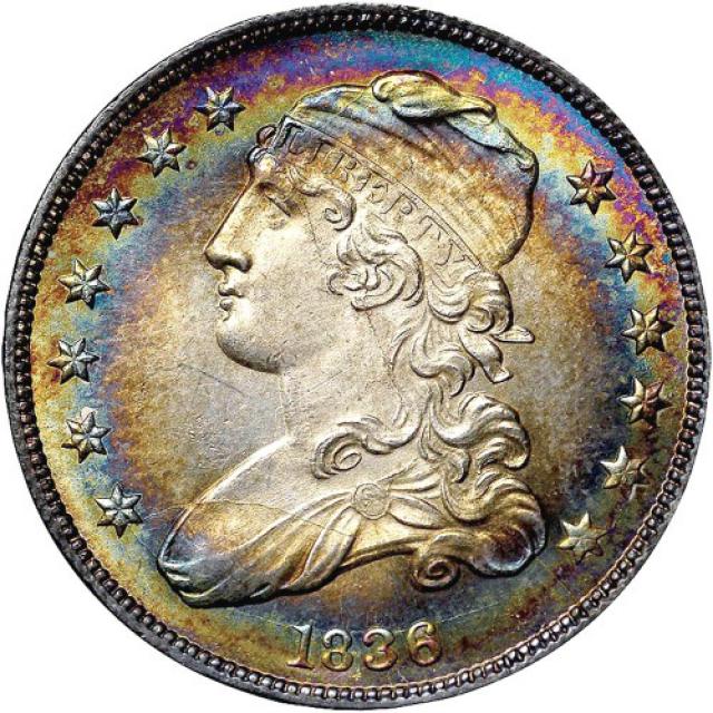 Монета Liberty Cap Quarter, ¼ долара 1836, США, США