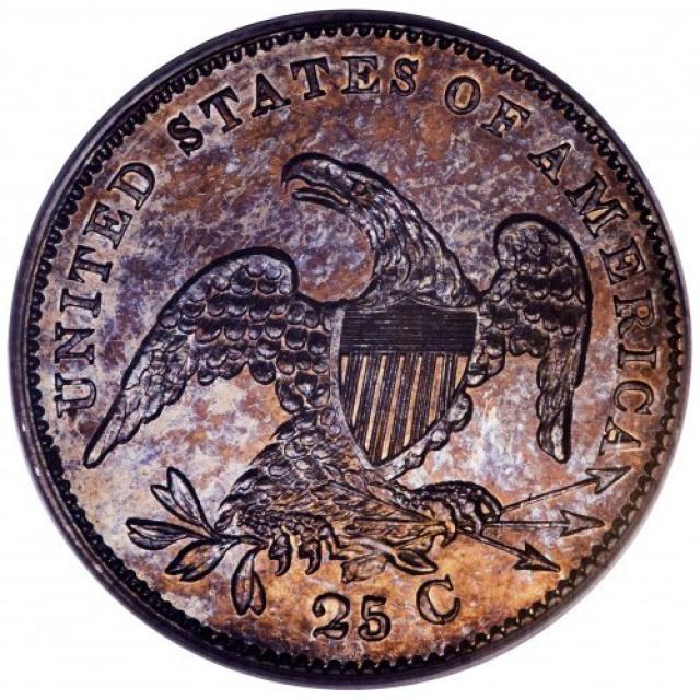 Монета Liberty Cap Quarter, ¼ долара 1835, США, США