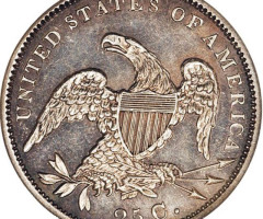 Монета Liberty Cap Quarter, ¼ долара 1831, США, США