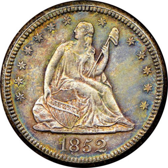 Монета Seated Liberty Quarter, ¼ долара 1852, США, США