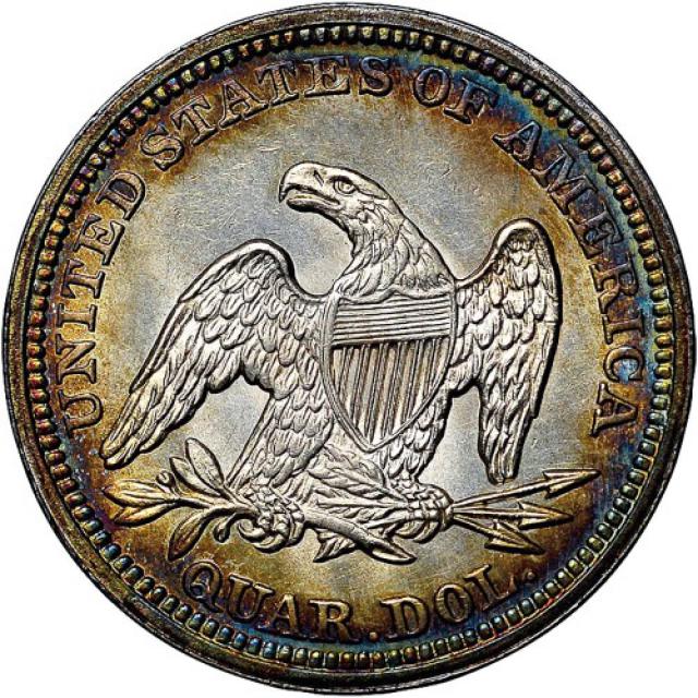 Монета Seated Liberty Quarter, ¼ долара 1850, США, США