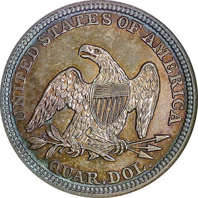 Монета Seated Liberty Quarter, ¼ долара 1848, США, США