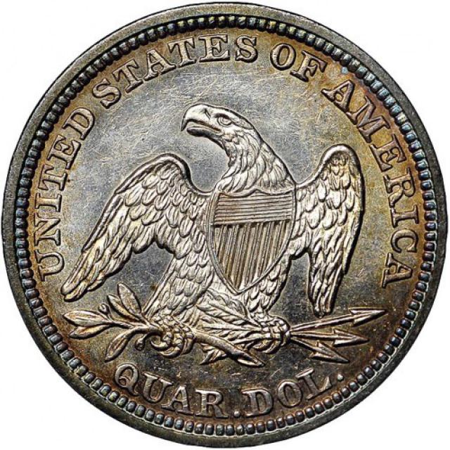 Монета Seated Liberty Quarter, ¼ долара 1845, США, США