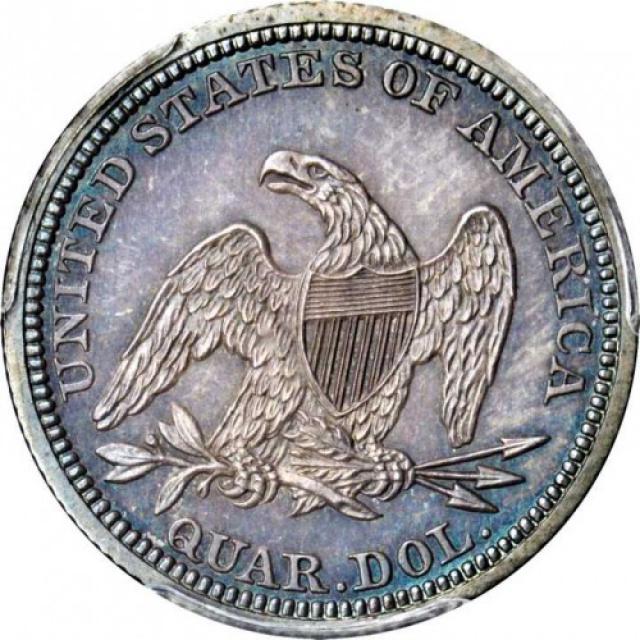 Монета Seated Liberty Quarter, ¼ долара 1843, США, США
