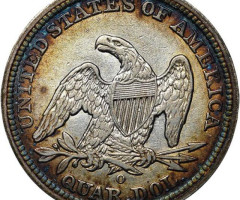 Монета Seated Liberty Quarter, ¼ долара 1842, США, США