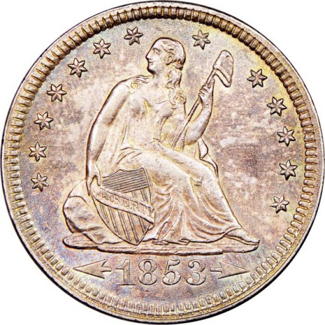 Монета Seated Liberty Quarter, ¼ долара 1853, США, США