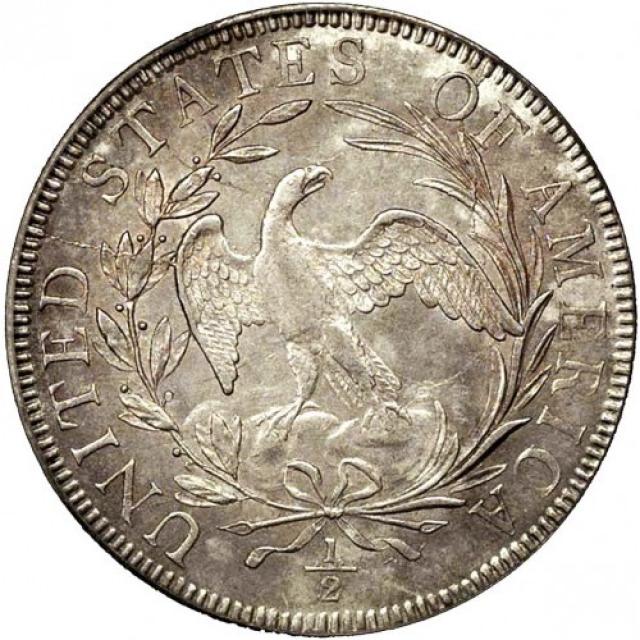 Монета Draped Bust Half Dollar, ½ долара 1797, США, США