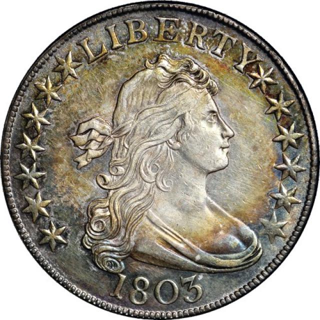 Монета Draped Bust Half Dollar, ½ долара 1803, США, США