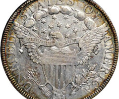 Монета Draped Bust Half Dollar, ½ долара 1802, США, США