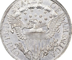Монета Draped Bust Half Dollar, ½ долара 1801, США, США