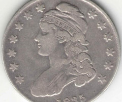Монета Capped Bust Half Dollar, 50 центів 1835, США, США