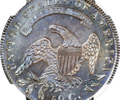 Монета Capped Bust Half Dollar, 50 центів 1834, США, США