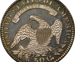 Монета Capped Bust Half Dollar, 50 центів 1831, США, США