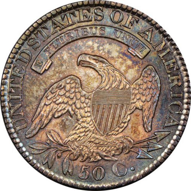 Монета Capped Bust Half Dollar, 50 центів 1827, США, США