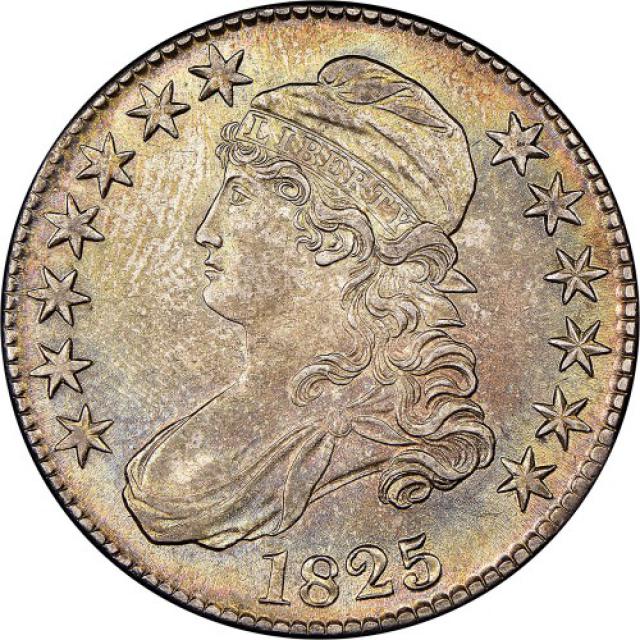 Монета Capped Bust Half Dollar, 50 центів 1825, США, США