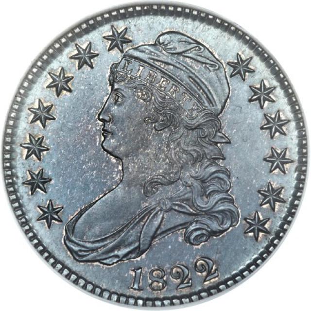 Монета Capped Bust Half Dollar, 50 центів 1822, США, США