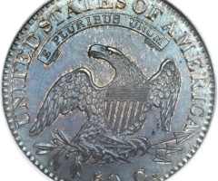 Монета Capped Bust Half Dollar, 50 центів 1822, США, США