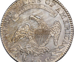 Монета Capped Bust Half Dollar, 50 центів 1820, США, США