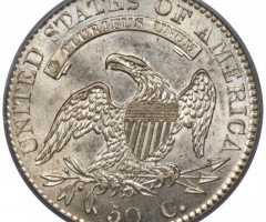 Монета Capped Bust Half Dollar, 50 центів 1819, США, США