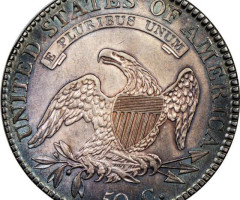 Монета Capped Bust Half Dollar, 50 центів 1818, США, США