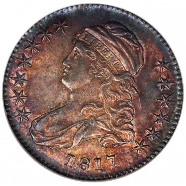 Монета Capped Bust Half Dollar, 50 центів 1817, США, США