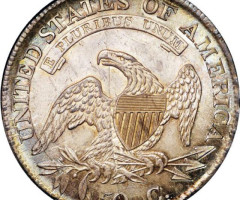 Монета Capped Bust Half Dollar, 50 центів 1810, США, США