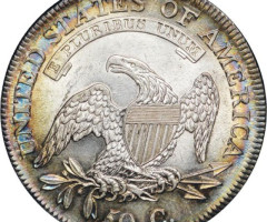 Монета Capped Bust Half Dollar, 50 центів 1809, США, США