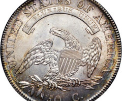 Монета Capped Bust Half Dollar, 50 центів 1807, США, США