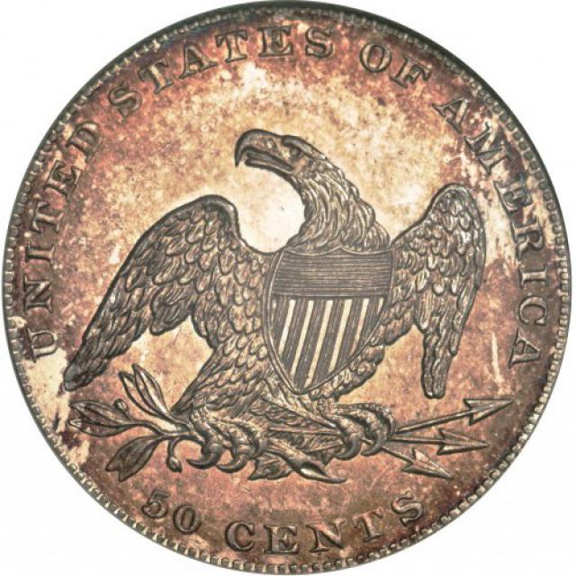 Монета Capped Bust Half Dollar, 50 центів 1837, США, США